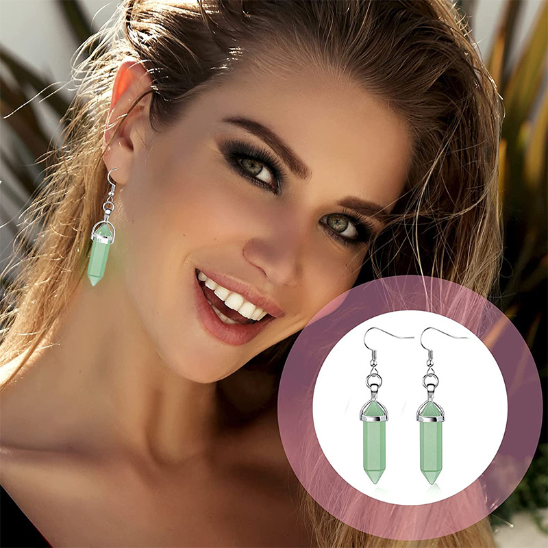 Natural Green Aventurine Earrings-Attract Optimism&Confidence - ourlovejewelry