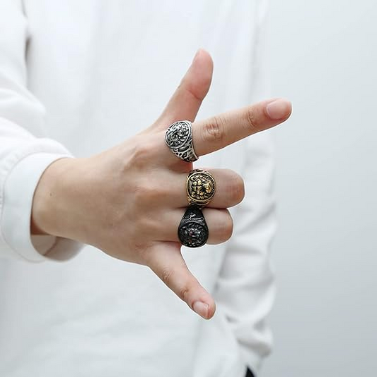 Gold Men Ring