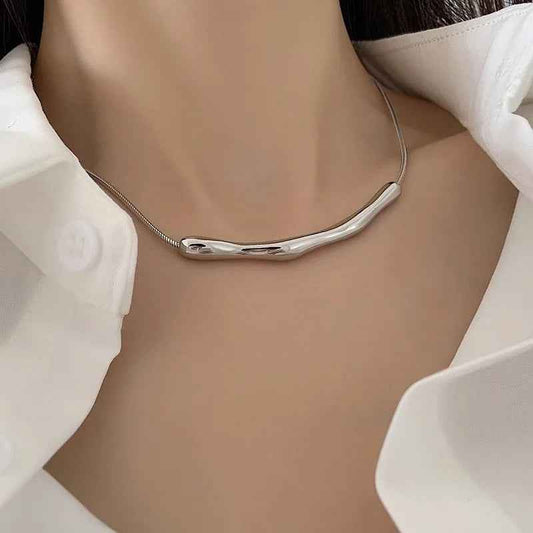 Gold Women Necklace Choker