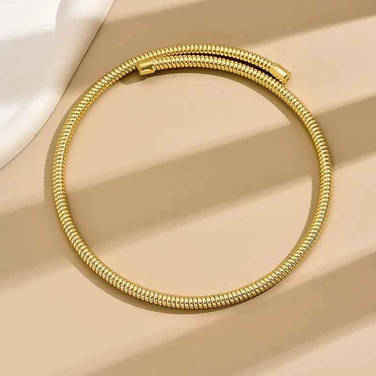 Adjustable Gold Women Choker