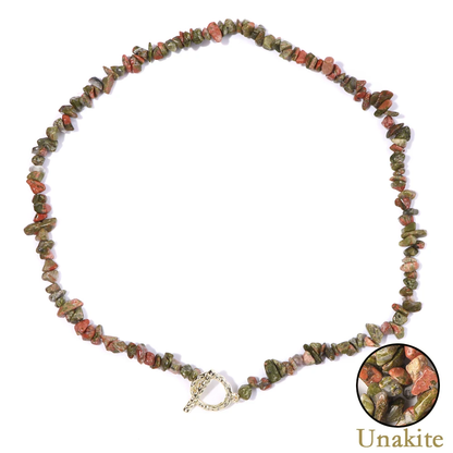 Unakite Necklace-Attract Balance&Health