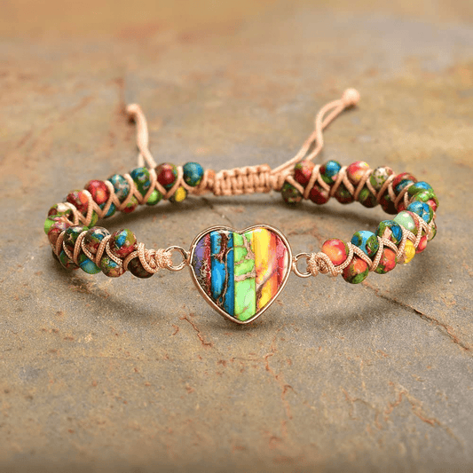 7 Chakra Stone Healing Bracelet adjustable