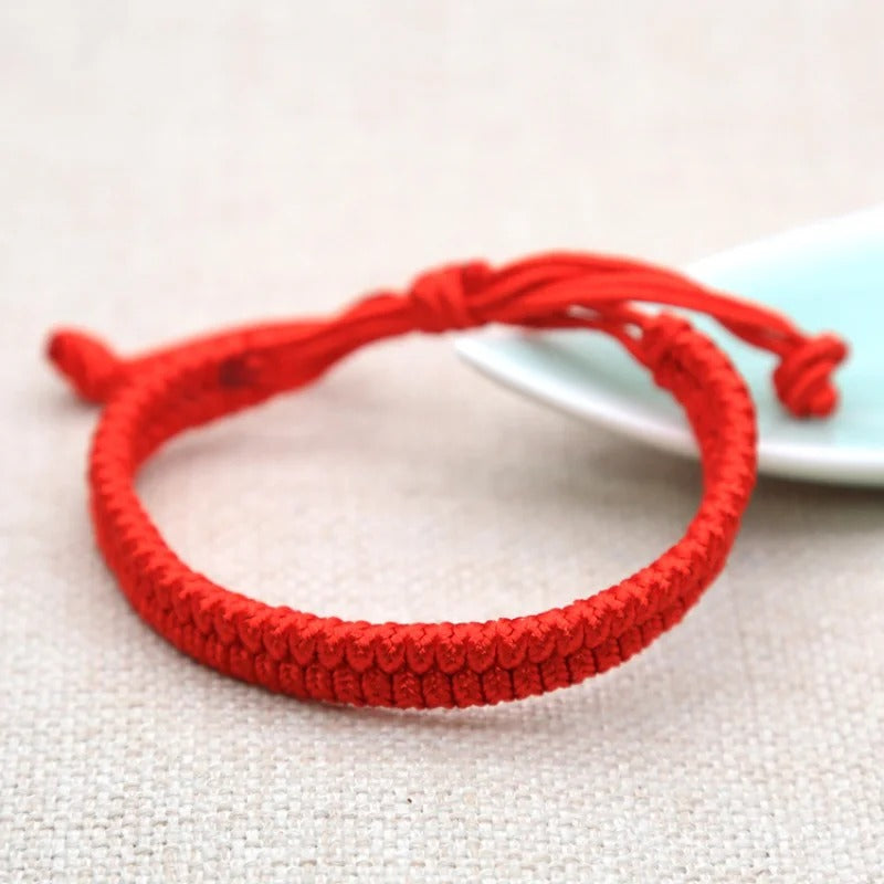Lucky Red Bracelet Buddhist Lucky String Adjustable - ourlovejewelry