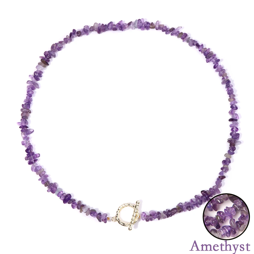 Amethyst Necklace-Balance&Calm - ourlovejewelry