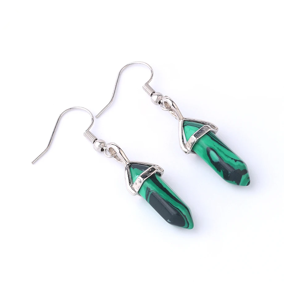 Natural Malachite Earring-Attract Protection&Emotional Healing - ourlovejewelry