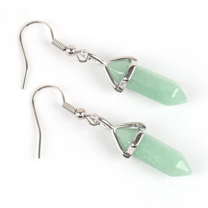 Natural Green Aventurine Earrings-Attract Optimism&Confidence