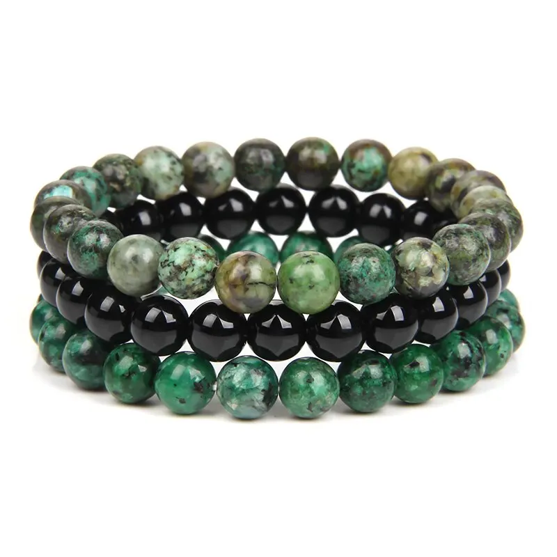 Natural Turquoise Crystal Bracelet-Enhances Communication&Spiritual Healing - ourlovejewelry