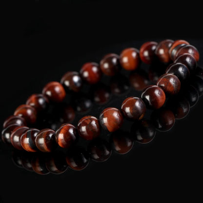 Red Tiger Eye Stone Bracelet-Boost Courage&Confidence