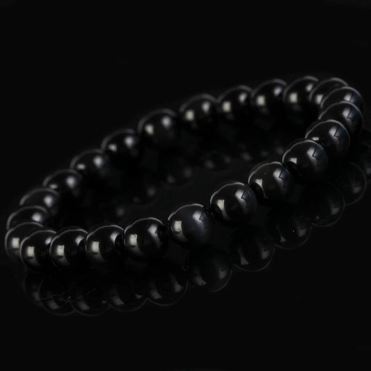 Natural Black Obsidian Bracelet-Enhance Protection