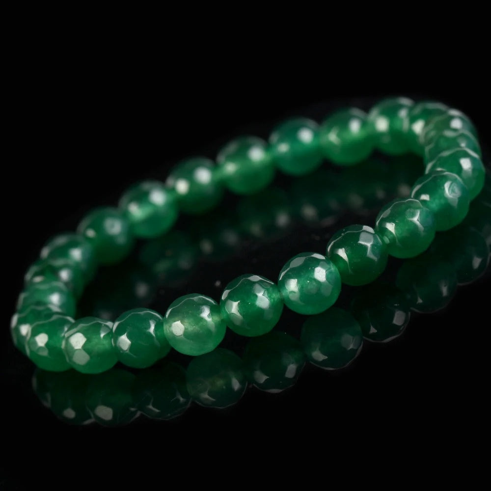 Emeralds Jades Bead Bracelet-Promote Calmness and Protection - ourlovejewelry