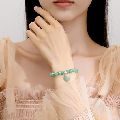 Green Aventurine Bead Bracelet