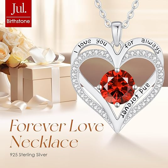 JAN JUL Birthstone Necklaces For Women - ourlovejewelry