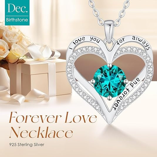 Dec Birthstone Necklaces For Women - ourlovejewelry