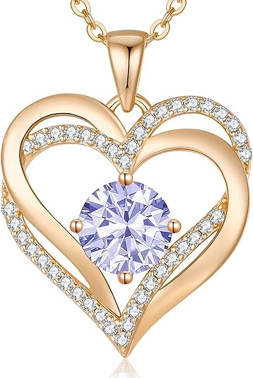 Jun Gold Birthstone Necklace