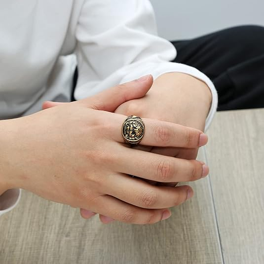Gold Men Ring - ourlovejewelry