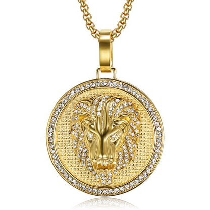 Lion Men Pendant Necklace