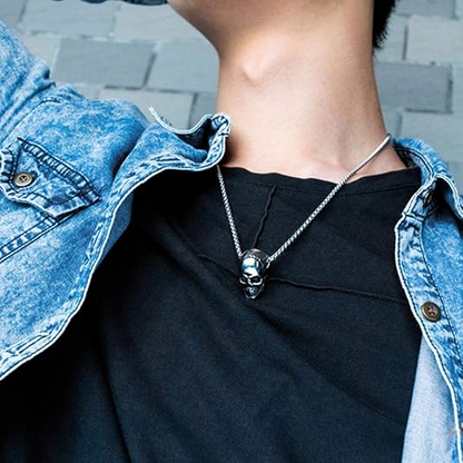 Skull Pendant Men Necklace