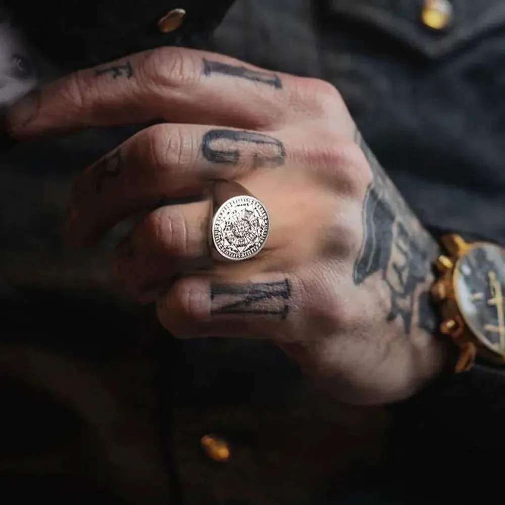 Talisman Amulet Men Ring - ourlovejewelry