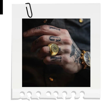 Talisman Amulet Men Ring