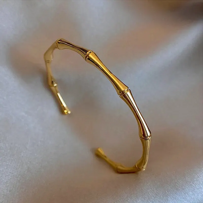 Open Women Gold Bangle Bracelet