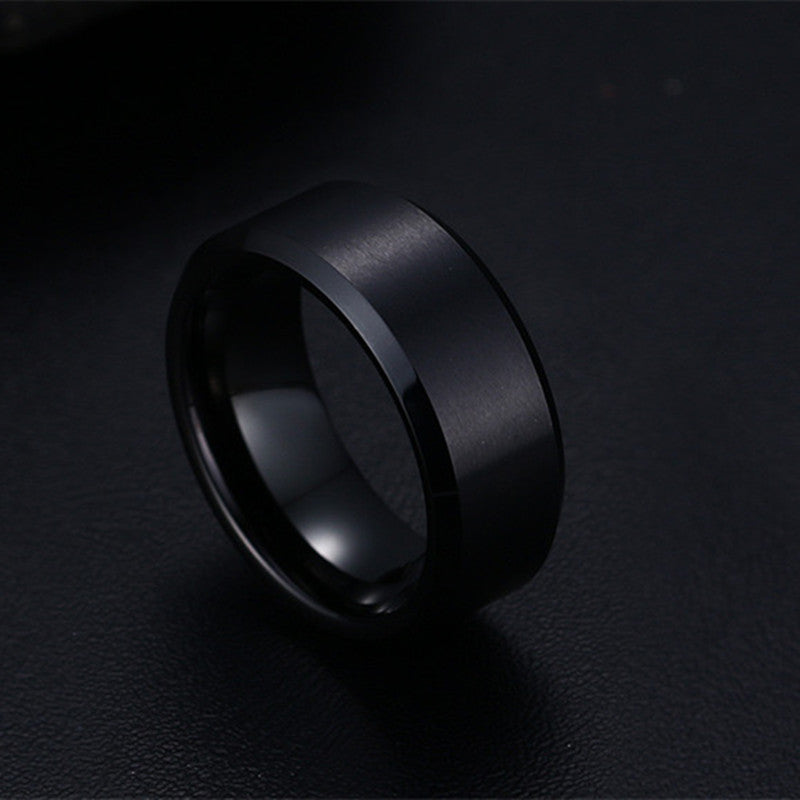 3PCS   8mm Women Men Silver Ring - ourlovejewelry