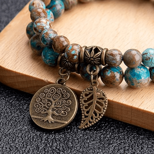 Agate Beads Bracelet -Tree of life - ourlovejewelry