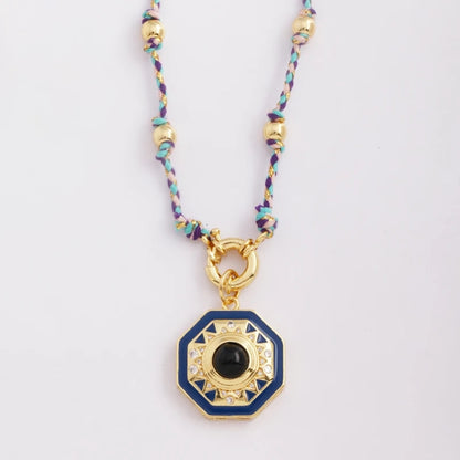 Boho Heart Necklace for Women - Adjustable 14K Gold Plated Self-Love Pendant