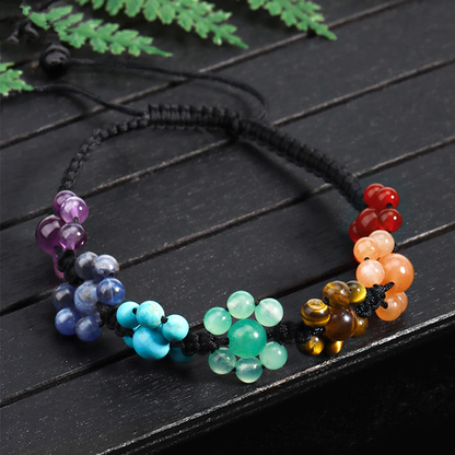 7 Chakra Healing Crystals Bracelet Adjustable