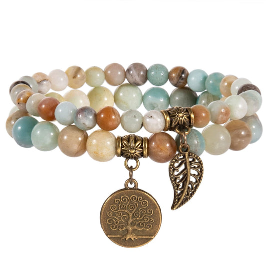 Amazonite Crystal Bracelet-Calming and Inner Peace