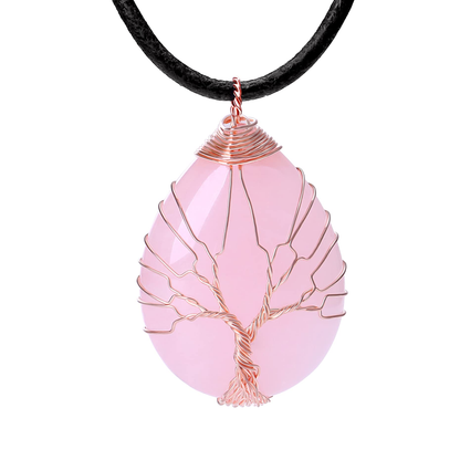 Rose Quartz Necklace-Attract Love