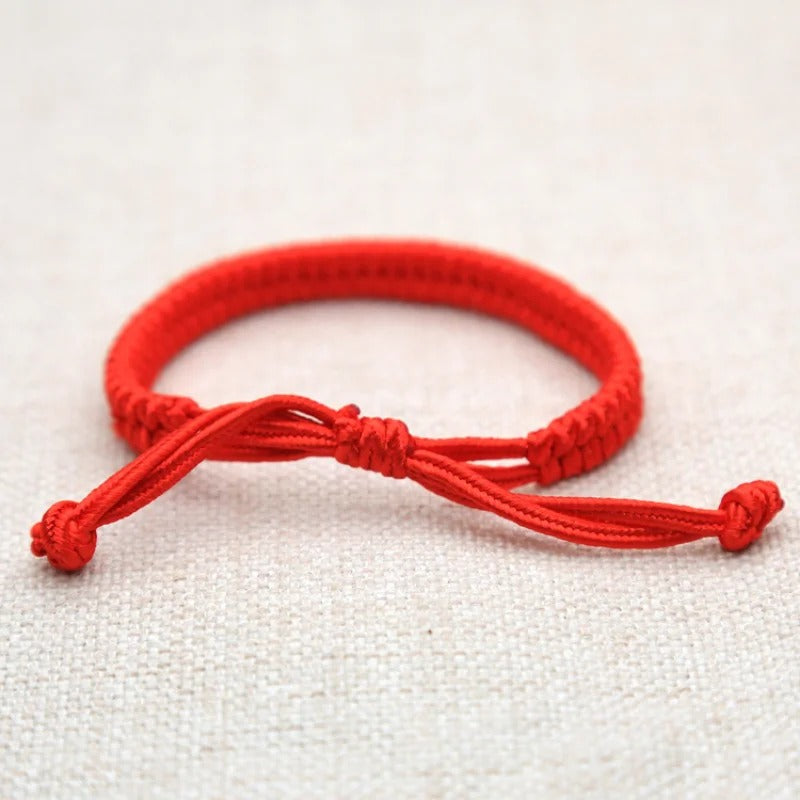 Lucky Red Bracelet Buddhist Lucky String Adjustable - ourlovejewelry