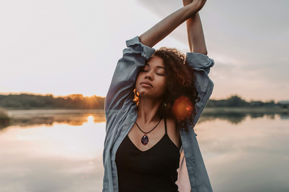 Amethyst Necklace-Attract Inner Balance