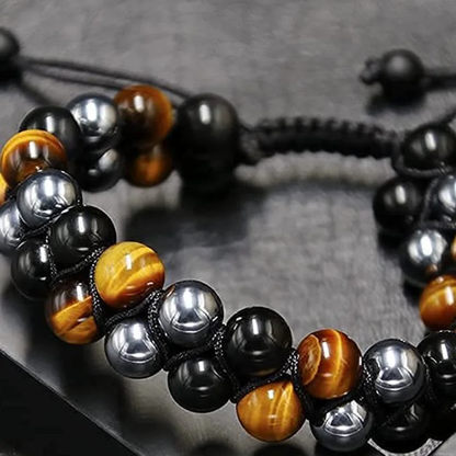 Tiger Eye Stone Bracelet-Power and Courage